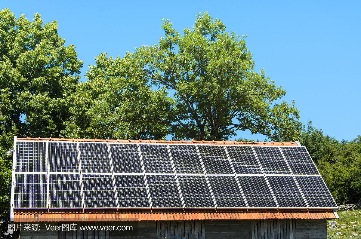 5千瓦的太陽能電池板